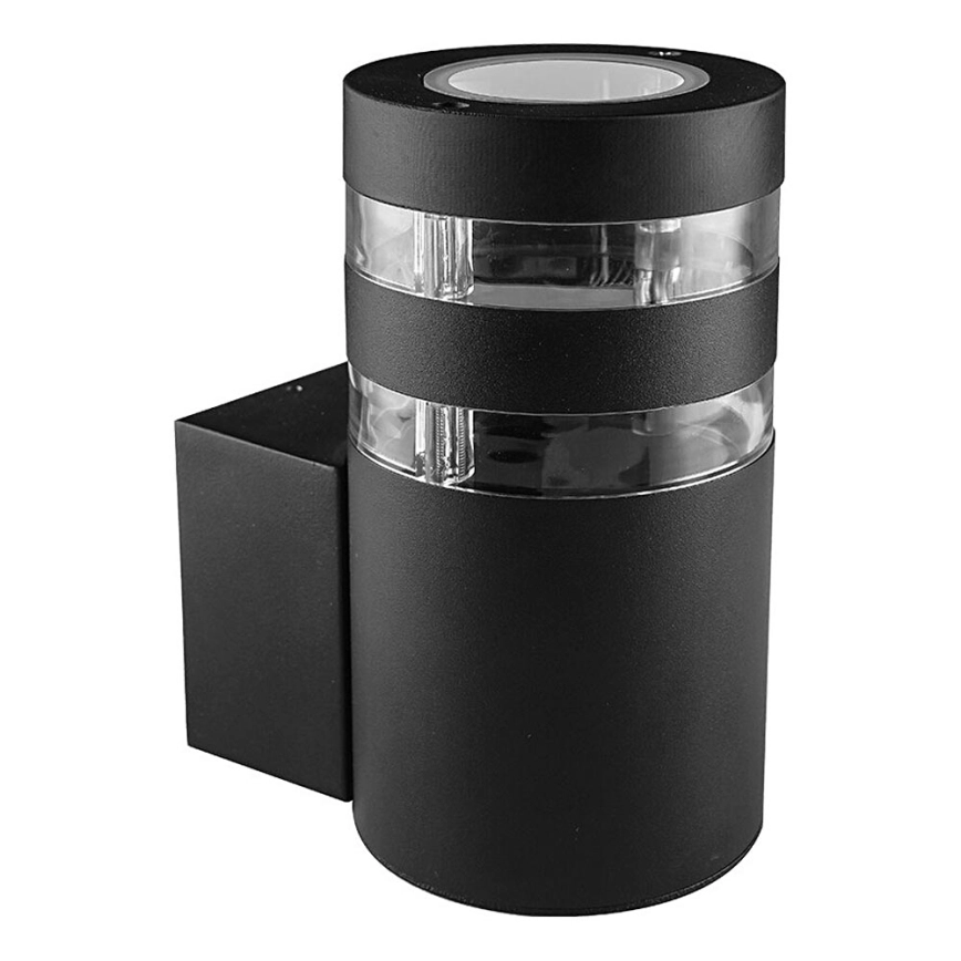 Prezent 31306 – Vägglampa för utomhusbruk DAIMA 1xGU10/10W/230V IP44 svart