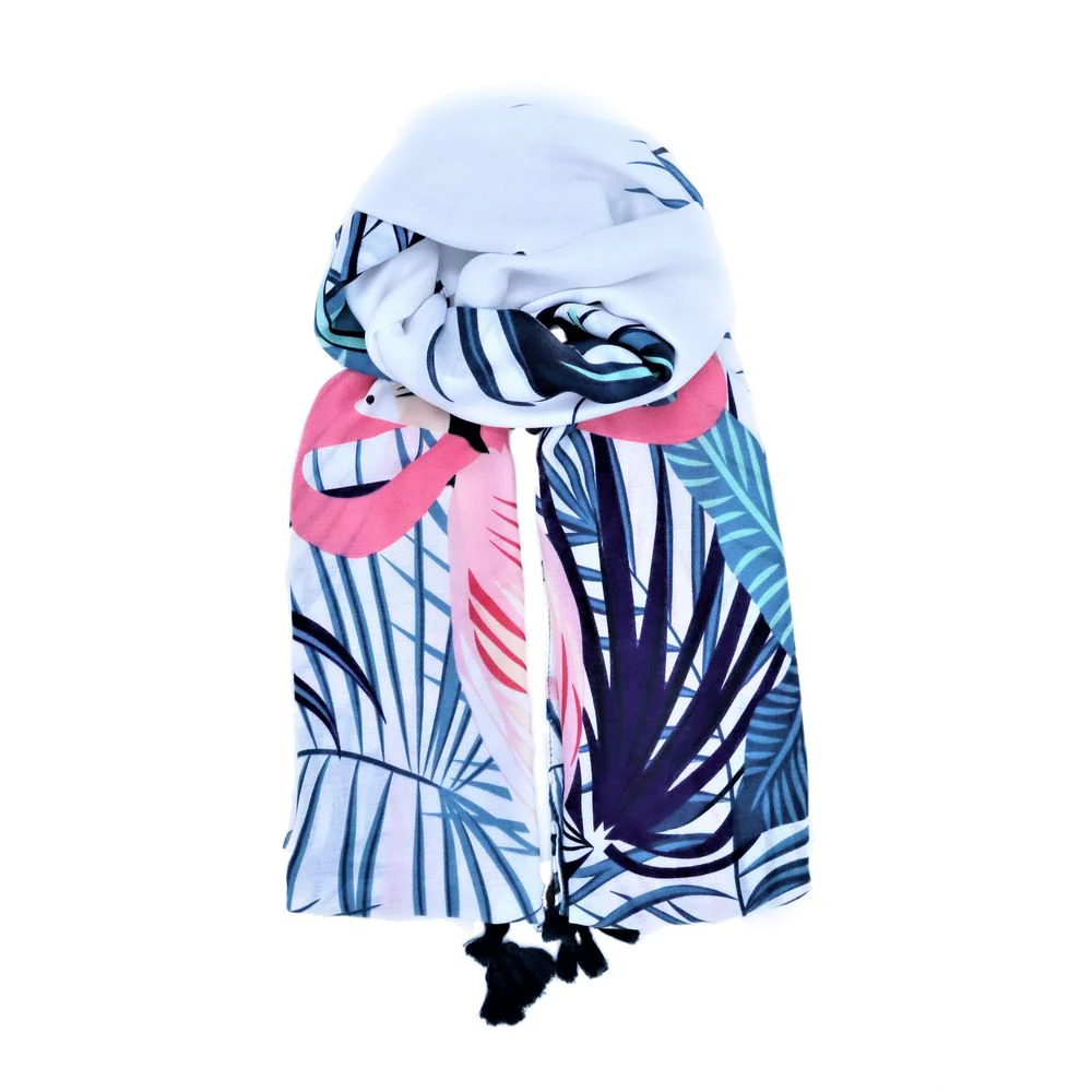 Halsduksdesigners – Fun Flamingo Scarf