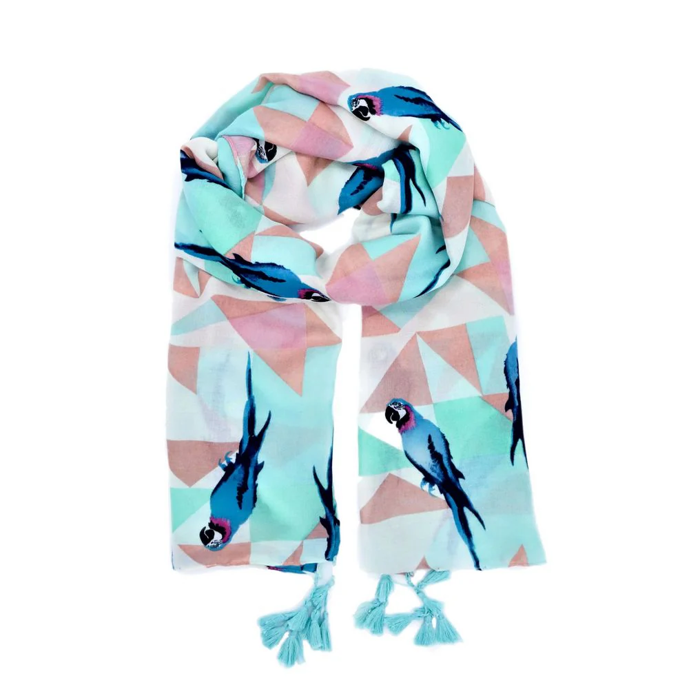 Halsduksdesigners – Happy Parrot Scarf