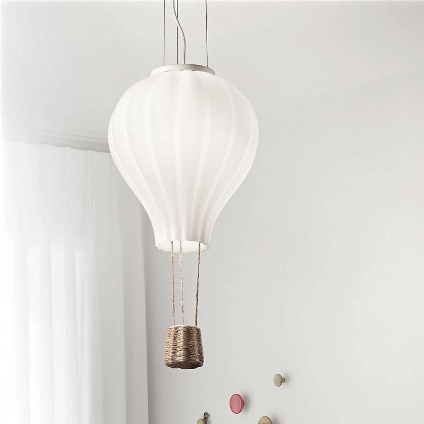 Ideal Lux – Ljuskrona med textilsladd DREAM BIG 1xE27/42W/230V diameter 42 cm