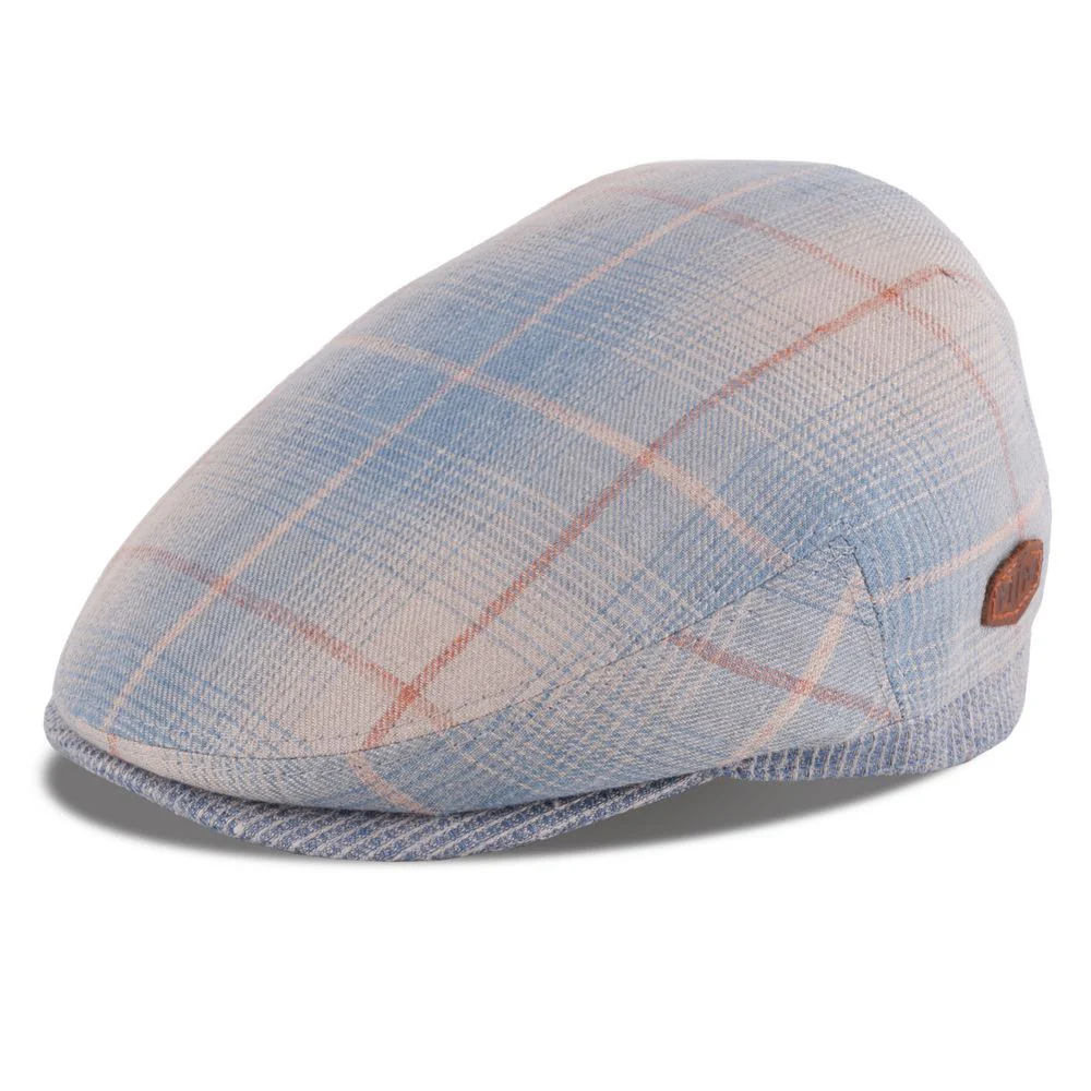 MJM Jordan Flat Cap – Organic Blue Ternet Hamp