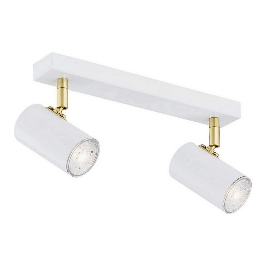 Argon 0890 – Spotlight LAGOS 2xGU10/5W/230V vit/guld