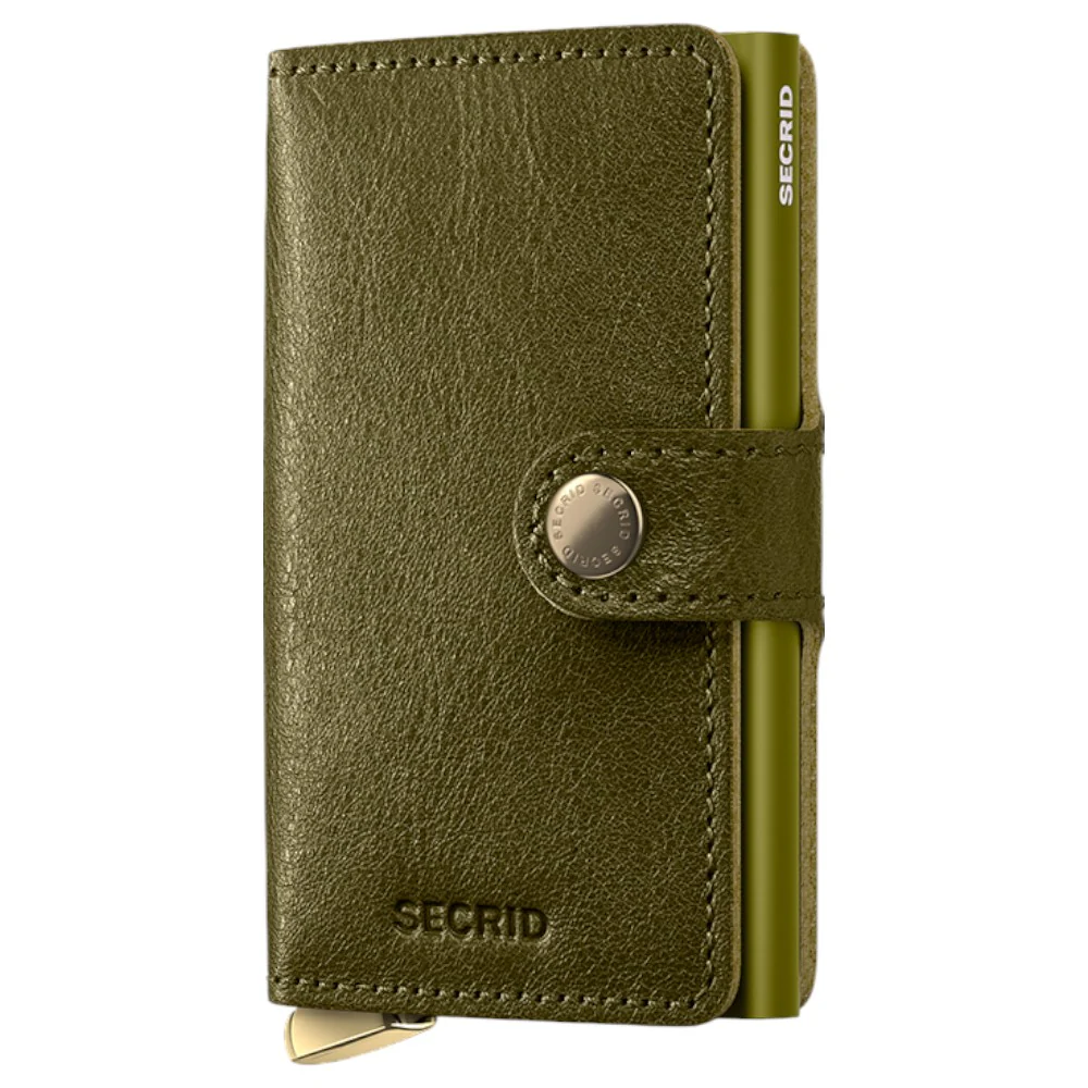 SECRID Premium Miniplånbok Basco Olive +