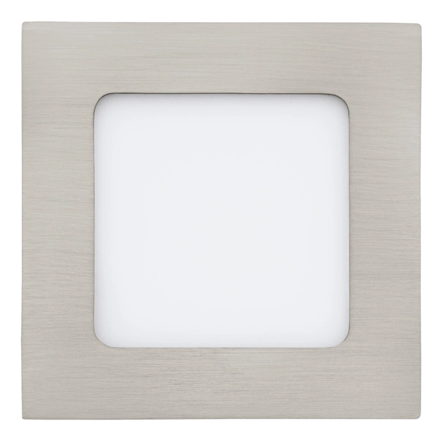 Eglo 64608 – LED infälld belysning FUEVA 1 PRO LED/5,5W/230V 3000K 12×12 cm matt krom