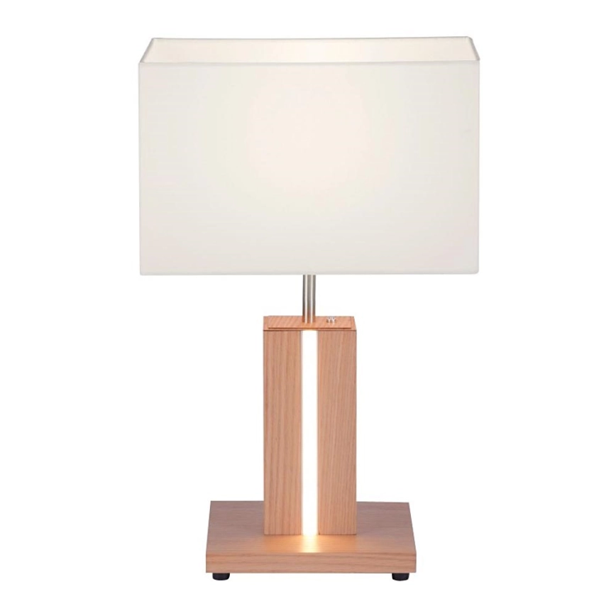 Leuchten Direkt 11421-78 – Dimbara LED-bordslampa AMANDA 1xE27/40W/230V + LED/5W
