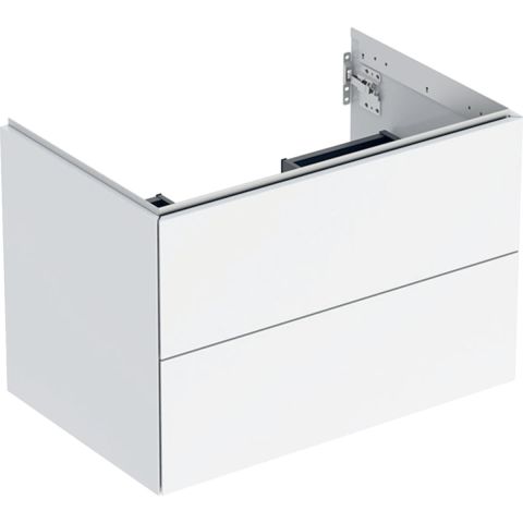 Geberit ONE 505.262.00.1 Kommod 75 x 47 cm, 2 lådor Vit, blank