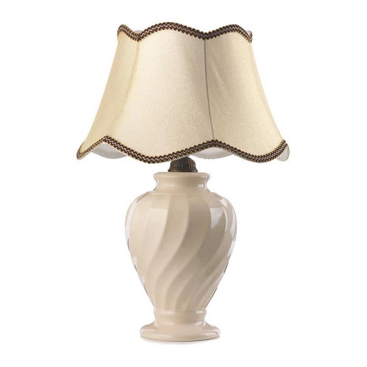 ONLI – Bordslampa VORTICE 1xE27/22W/230V 60 cm beige