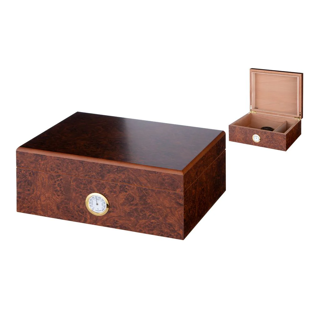 Angelo 30-40 Cigar Humidor in Rod Wood Design