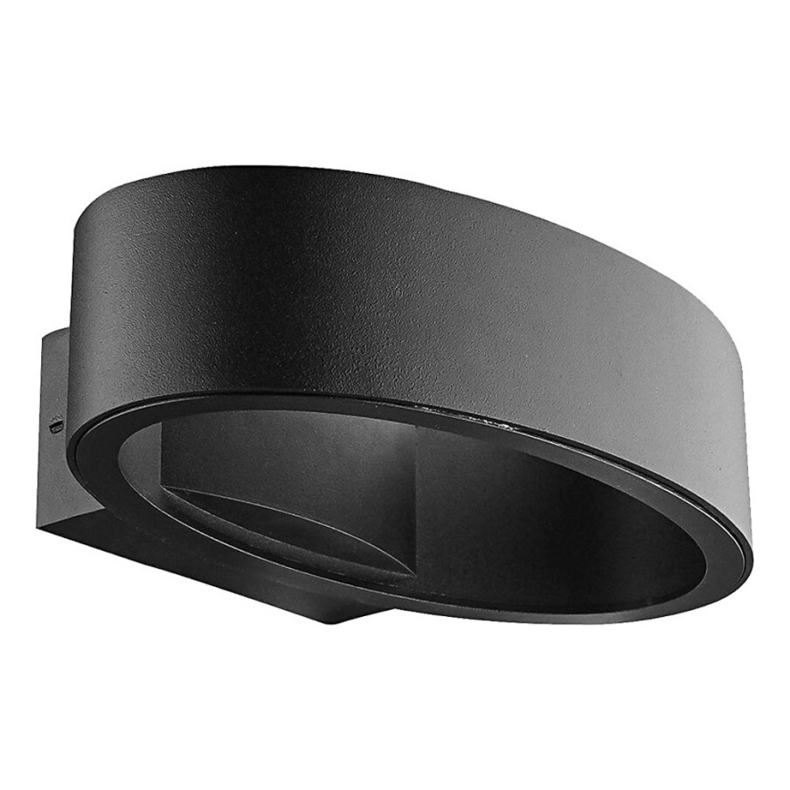 Prezent 31312 – LED vägglampa för utomhusbruk REBUS LED/5W/230V IP44 svart