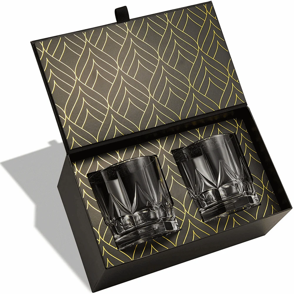 2 st. IMPERIAL Crystal Whiskyglas i presentförpackning