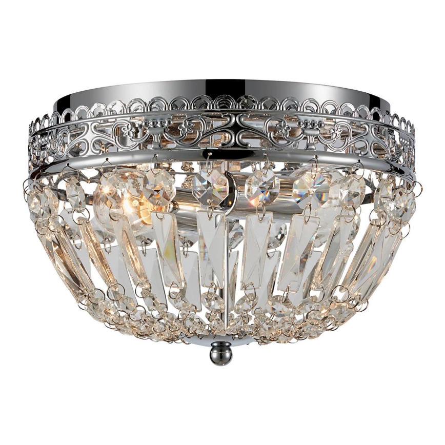 Markslöjd 108599 – Taklampa ETIENNE 2xE14/40W/230V skinande krom
