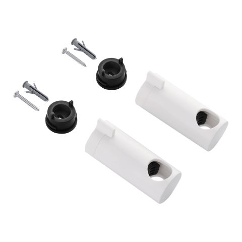 DIVELLO Rig Ø22 Fästesats för duschstång, Ø 22 mm Vit