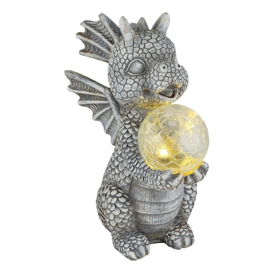 Globo – LED solardekoration LED/0,02W/3V IP44 drake 300 mAh