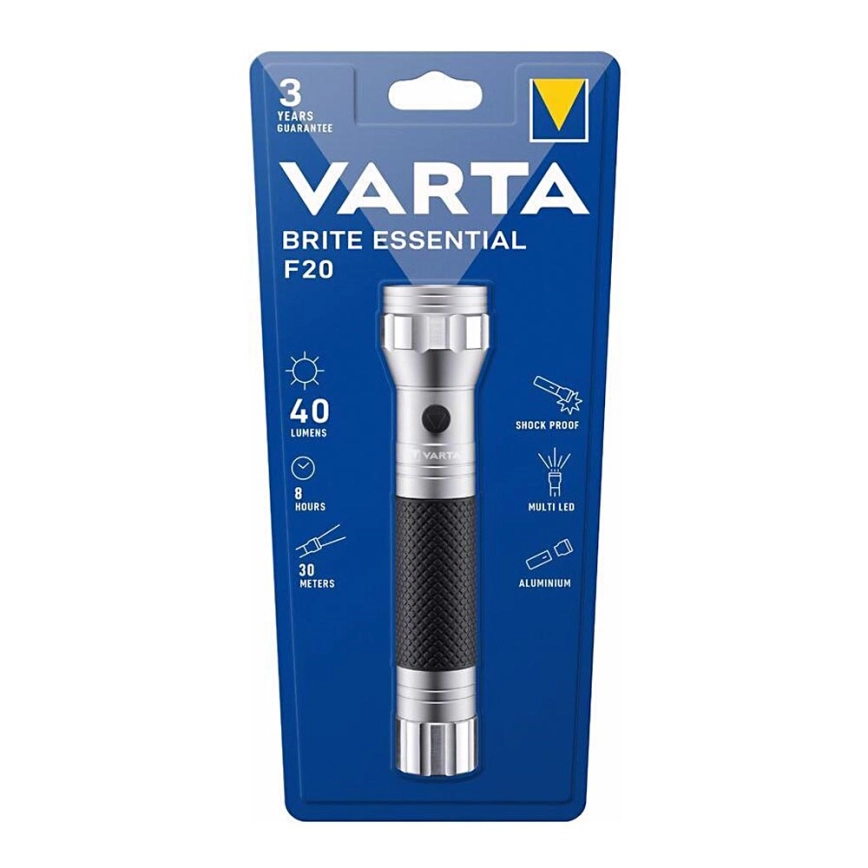 Varta 15618101401 – LED ficklampa BRITE ESSENTIALS LED/2xLR14
