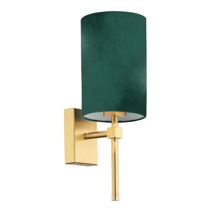 Argon 8109 – Vägglampa ABRUZZO 1xE14/7W/230V mässing/grön