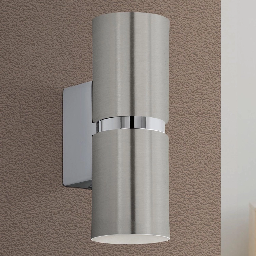 Eglo 96261 – LED Väggbelysning PASSA 2xGU10/3.3W/230V rund