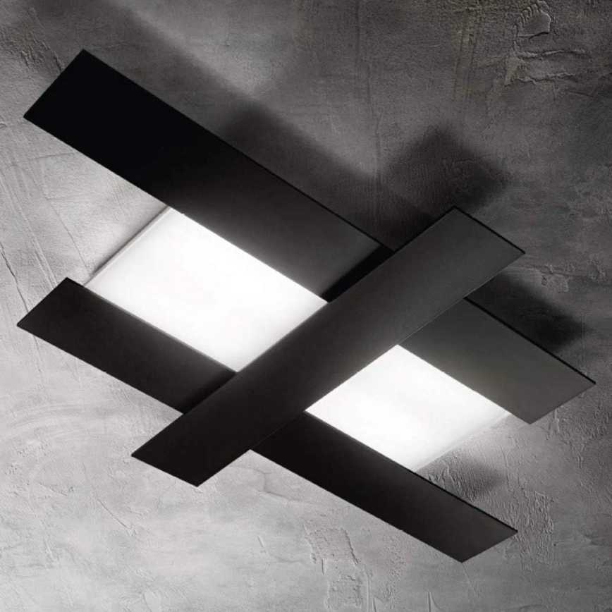 Gea Luce DOHA P G N – LED taklampa DOHA LED/50W/230V 104 cm svart