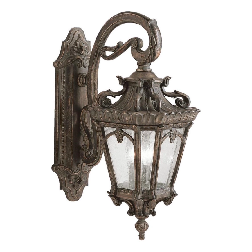 Kichler – Vägglampa för utomhusbruk TOURNAI 3xE14/60W/230V IP44