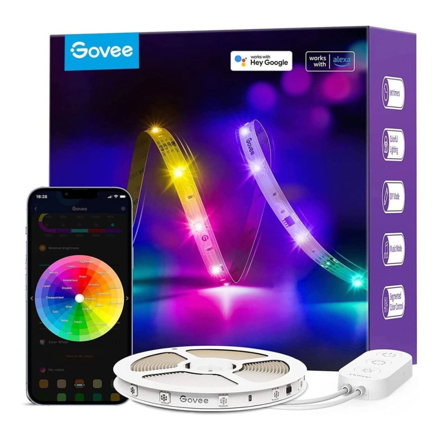 Govee – Wi-Fi RGBIC Smart PRO LED list 5m