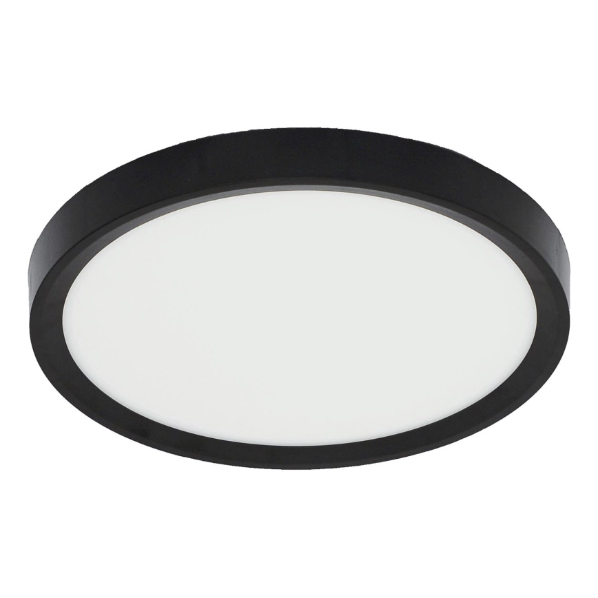 Fulgur 41811 – LED taklampa NOMY LED/18W/230V 3000/4000/6000K IP40 diameter 23 cm svart