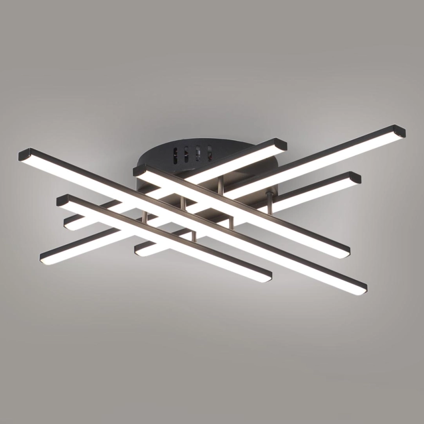 Brilagi – STRIPES LED takarmatur, 42W/230V, 51×51 cm, svart