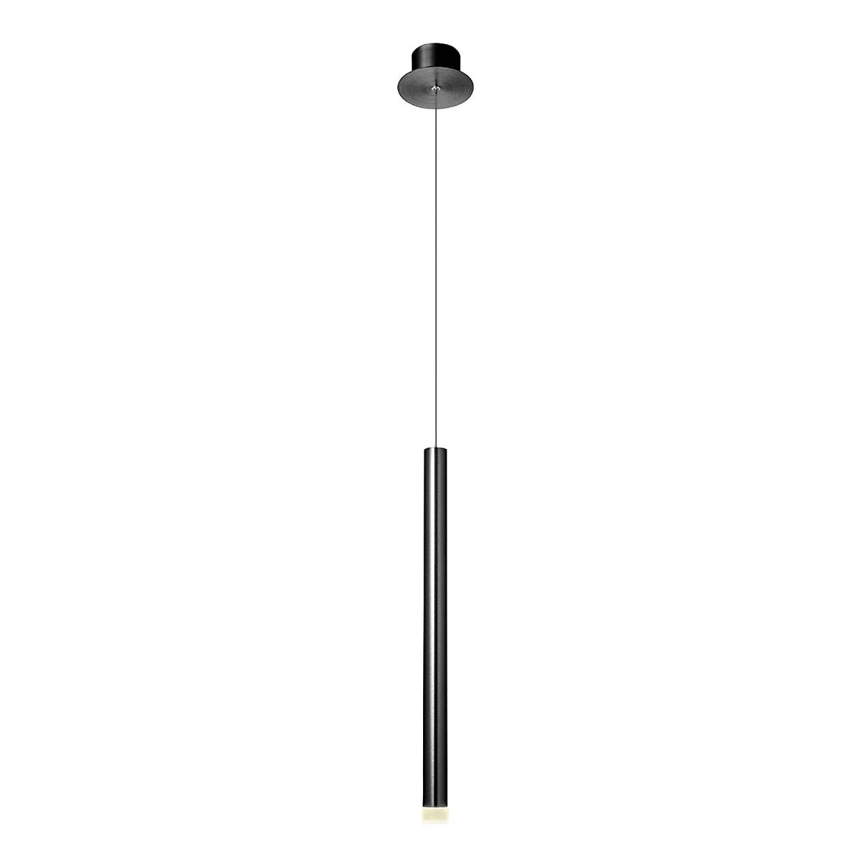 Redo 01-2045 – LED ljuskrona med textilsladd MADISON LED/4W/230V svart