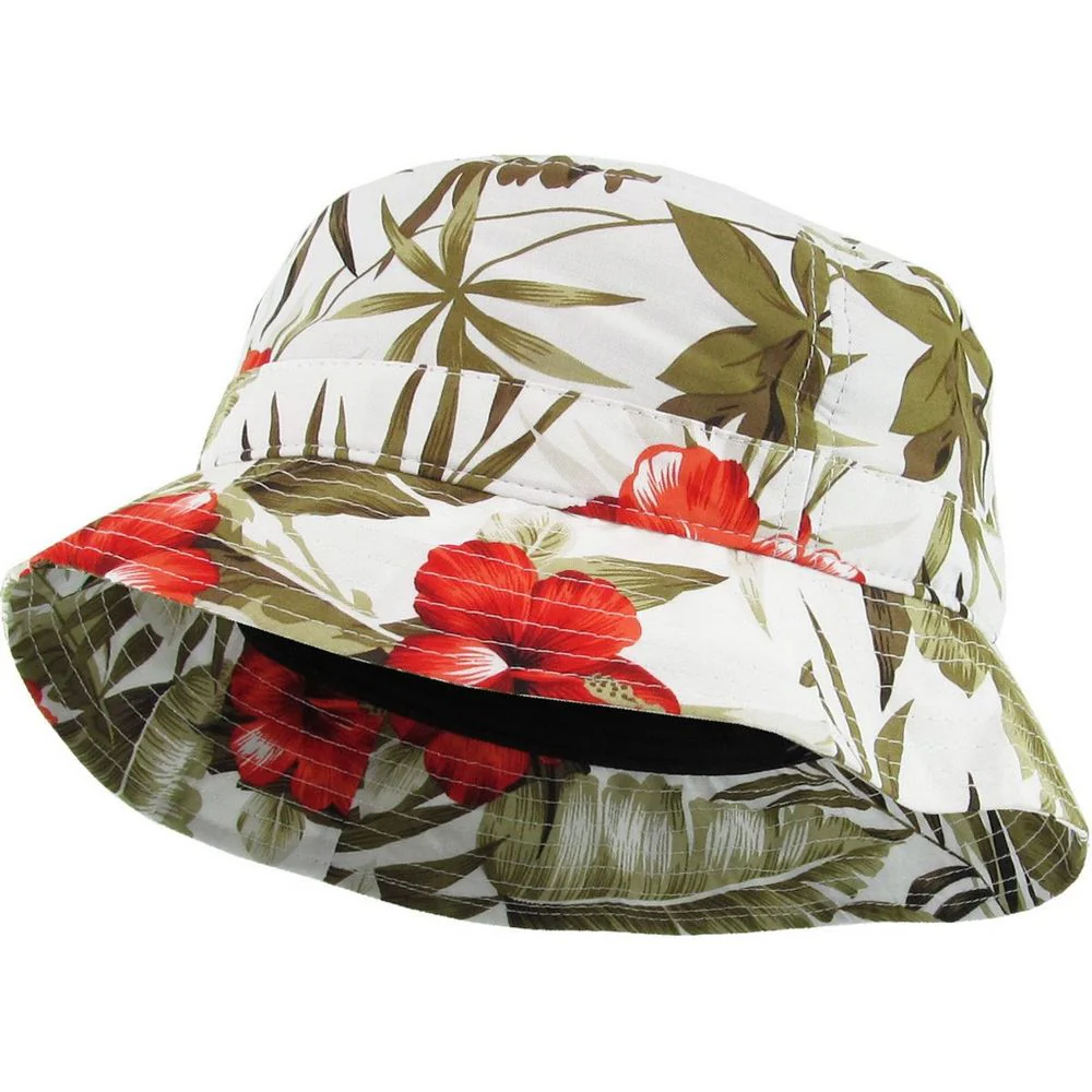 Ethos blommor hink rule hatt – vit