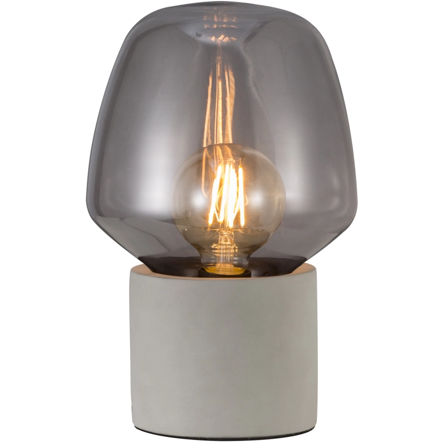 Nordlux – Bordslampa CHRISTINA 1xE27/25W/230V betong/svart