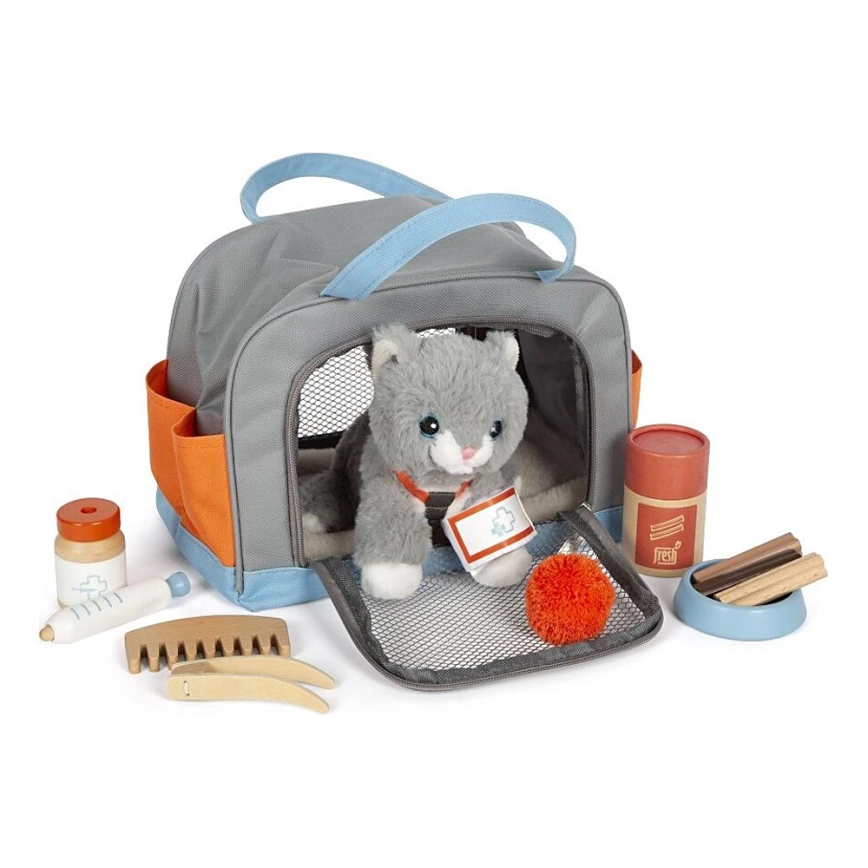Small Foot – Plysch katt med vårdpaket