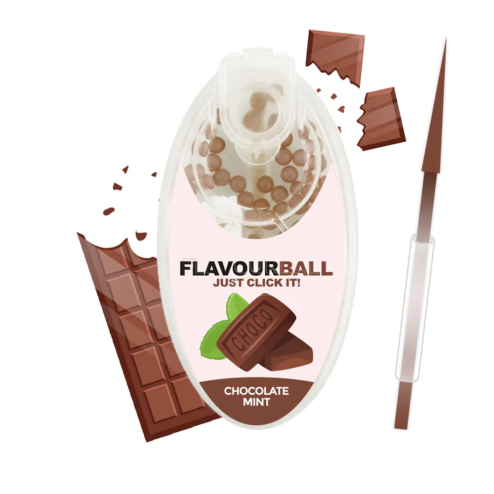 100 coola chokladmintsmakbollar i pod