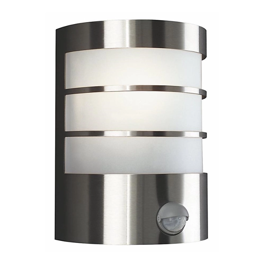 Philips – Utomhus vägglampa  med sensor  1xE27/60W/230V IP44