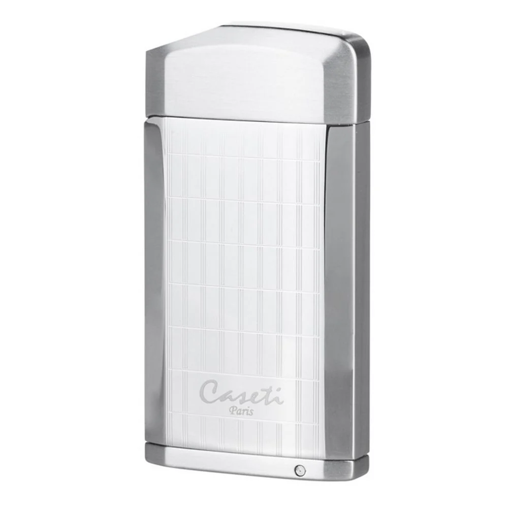 Caseti Lighter Cigar Jet Chrome + Puncher