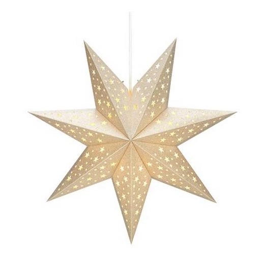 Markslöjd 704419 – Juldekoration SOLVALLA 1xE14/25W/230V guld 45 cm