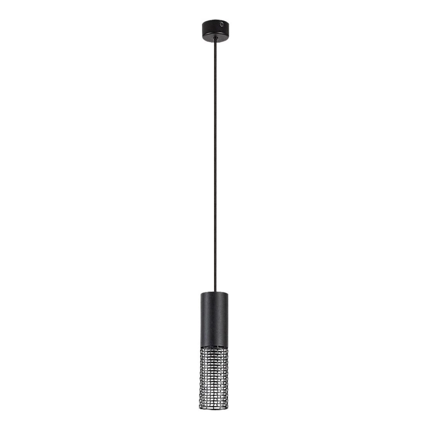 Rabalux – Ljuskrona med textilsladd 1xGU10/35W/230V