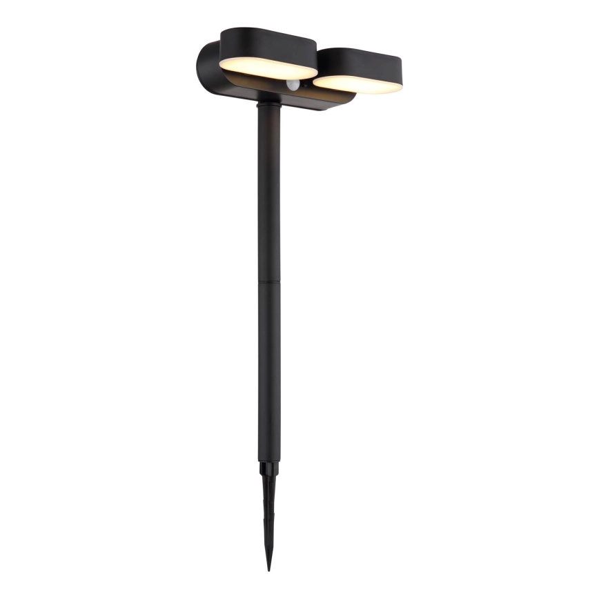 Globo – LED solcellslampa med sensor LED/7,2W/3V IP44 1200 mAh