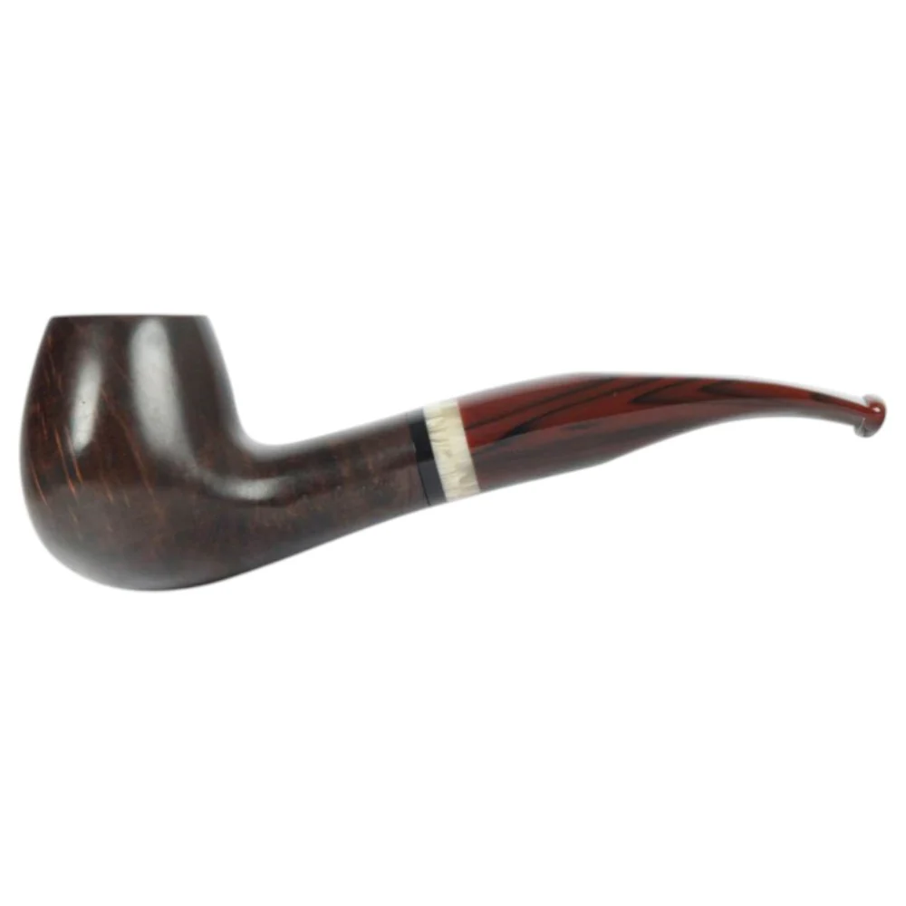Pipe ”Don Gustavo” böjd mörkbrun
