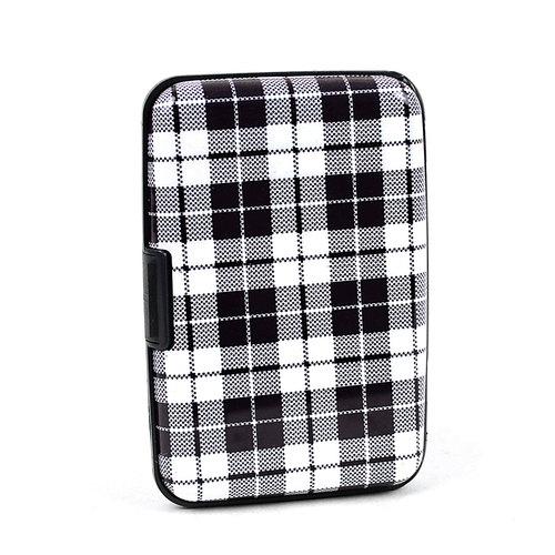 Aluminium Card-Guard Korthållare – Tartan