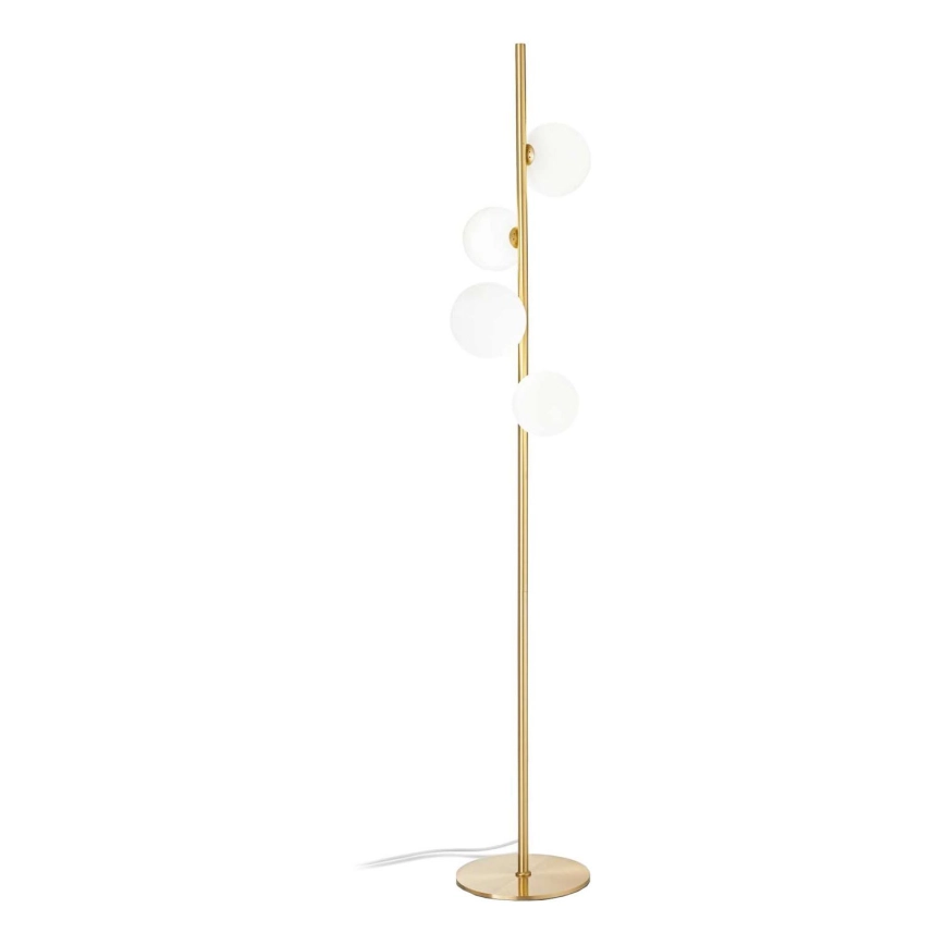 Ideal Lux – LED golvlampa PERLAGE 4xG9/3W/230V guld/vit