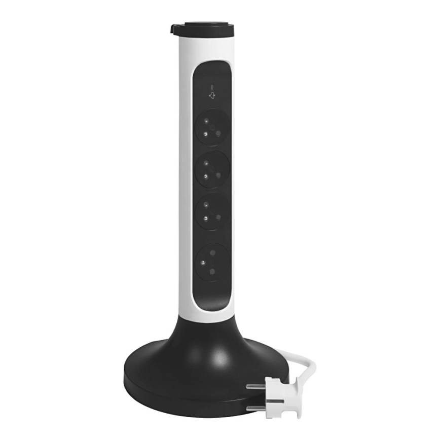 Legrand 049410 – Uttag kolumn 230V/16A, 4x2P+T 2m