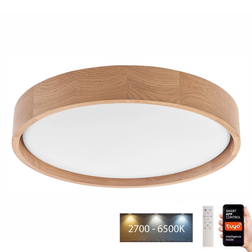 Brilagi – LED Dimbar taklampa MANAROLA SMART LED/24W/230V 2700-6500K ek diameter 41 cm Wi-Fi + fjärrkontroll Tuya