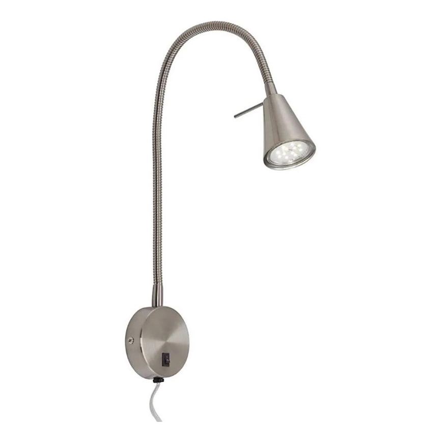 Briloner 2082-012 – LED flexibel vägglampa COMFORT LIGHT 1xGU10/5W/230V matt krom