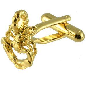 Manschettknappar stjärnteckenskorpion – guld