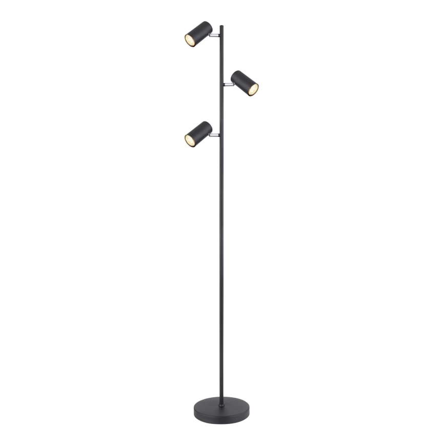 Globo – Golvlampa 3xGU10/5W/230V svart