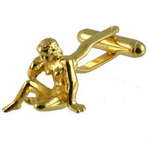 Manschettknappar Zodiac Sign Virgin – Guld