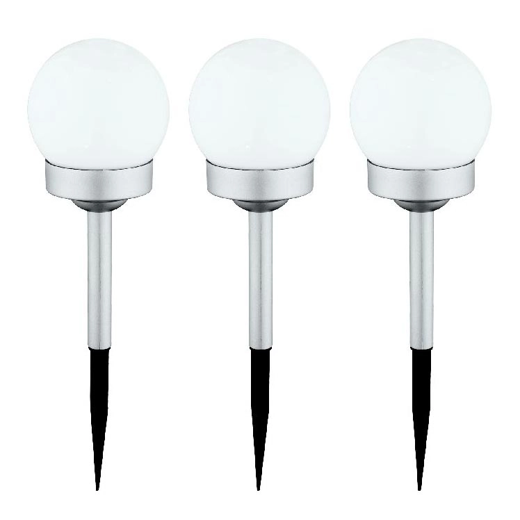 Globo – KIT 3x LED solcellsbelysning LED/0,06W/3V 4000K diameter 10 cm IP44