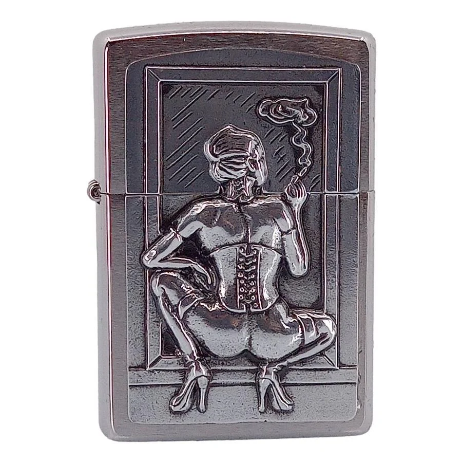 Original Reting Woman Emblem Zippo tändare