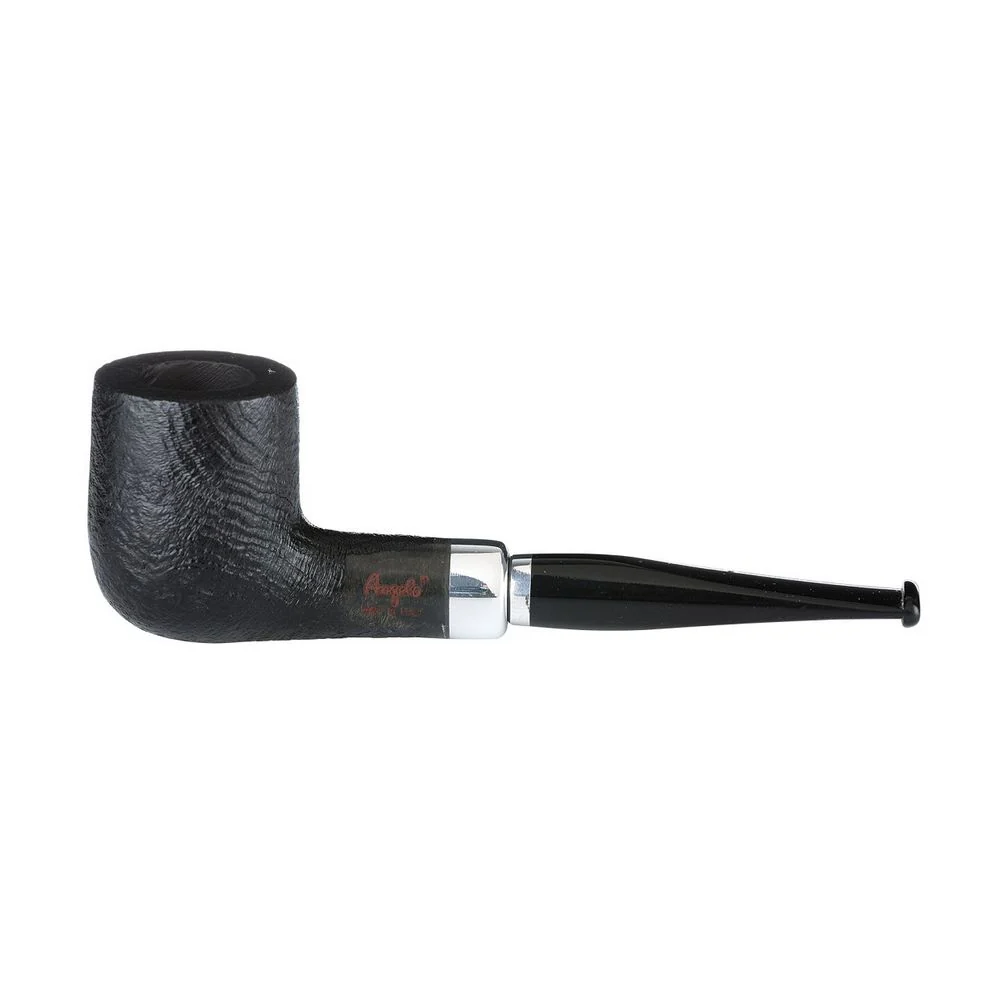 Angelo Lux Pipe – Black Mat Rustic – Right With Ring