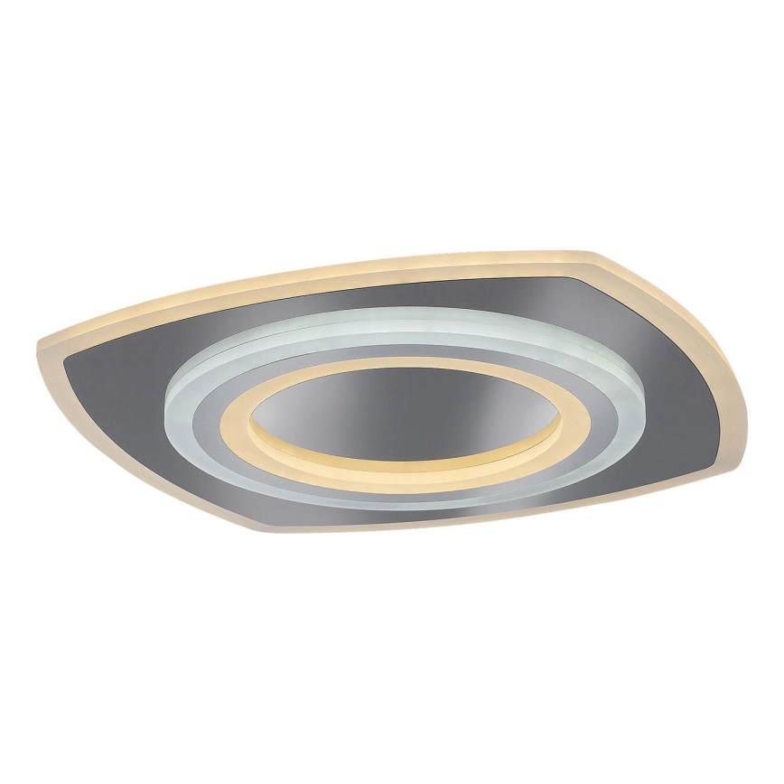 Rabalux – Dimbart LED-takarmatur LED/60W/230V 3000/4000/6000K matt krom + fjärrkontroll 48×48 cm
