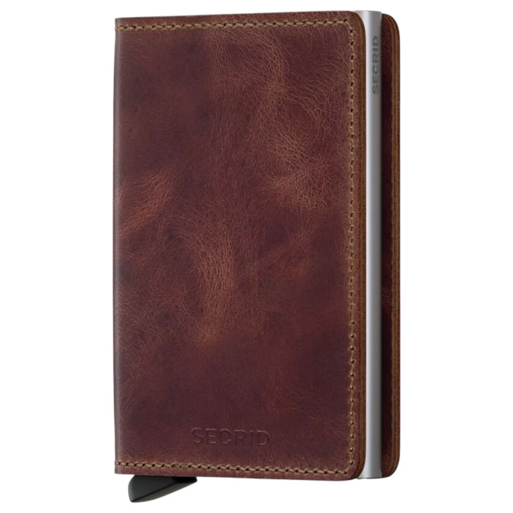 SECRID  Slimwallet Vintage Brun