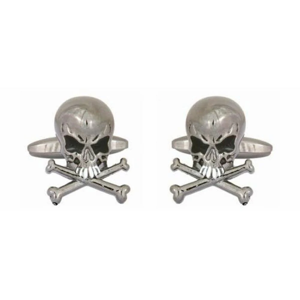 Skull & Crossed Bones Manschettknappar – UK Manschettknappar
